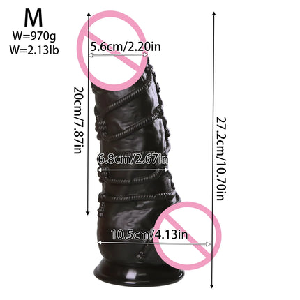 Rope Bondage Dildo Strap On Thick Penis Masturbator Adult Toys Big Cock Anal Dildo Vaginal Stimulation Women Sex Toys Sex Shop