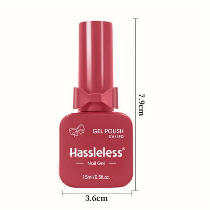 Single-use gel nail polish, 15ml each, requires LED lighting, solid color, a must-have for manicures | Vibrant nail colors | Nai