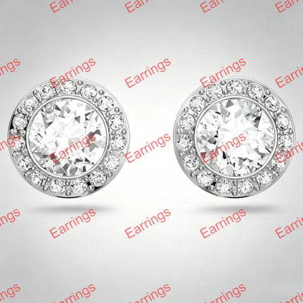 1pc S925 Sterling Silver Round Jewelry Set, Unique Earrings,Bracelet,Necklace, For Daily, Party, And Banquet Decor