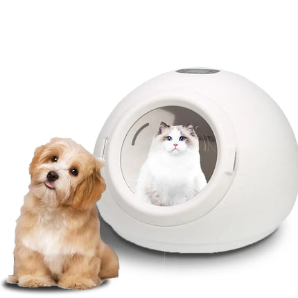 55L Ultra Quiet Pet Hair Dryer Box, 25-50℃ Temp Control, Automatic Safety Machine for Dogs & Cats, Custom