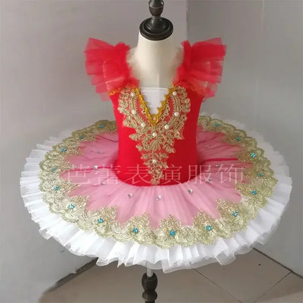 Ballerina Dance Costume Girls Dresses Princess Summer Tutu Adult Child Ballet Dress Kids Clothes Baby Vestidos Girl Outfit
