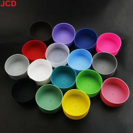 1pc 9.5cm For Better Life Soft Silicone Cup Bottom Sheath Protector Sleeve For Glass Water Tea Bottle Anti Damage Accessories