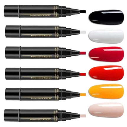 Gel Nail Polishs Pen Nail Polishs Markers Pen Base Top Coat Gel Pen Semi Permanent UV/Led Lamp Varnish Hybrid Color Nail Polishs