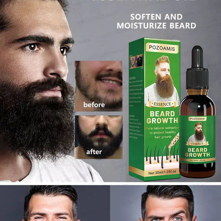 Beard growth essence. It helps your beard grow quickly, and is a must-have for mature men. It makes you look more manly and is e