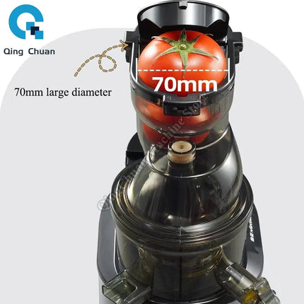 Juicer Stainless Steel Juicer Commercial Large Caliber Slag Juice Separation Fresh Juice Home Ice Cream Fruit Juicer