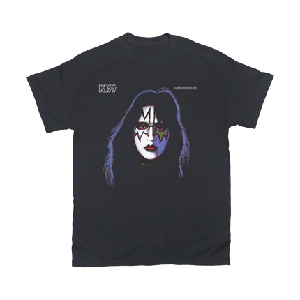 KISS Band Tour 77-78 Alive II Official T-Shirt – Classic Makeup Character Graphic Print, Retro Rock Merchandise for Band Fans