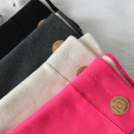 Women's Winter Leggings Thermal Velvet Cotton Slimming Tights with Fleece Pant Black Stretch Gray Thick Warm Leggings for Women