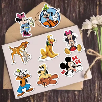 Princess, Mickey & Pooh Series Stickers 99pcs, Soft Character Prints, Suit for DIY Crafts, Notebook Decor &Tablet Embellishments