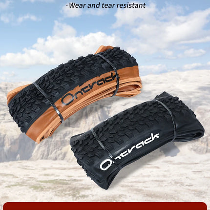 ONTRACK FOLDED TIRE MTB 26/27.5/29X2.10 CUTLASS 30TPI  BROWN WALL SKIN