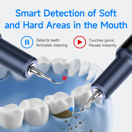 CURVY MOON T9 Ultrasonic Electric Scaler Tooth Cleaner Calculus Plaque Tooth Stains Remover Oral Care Homeuse Oral Care