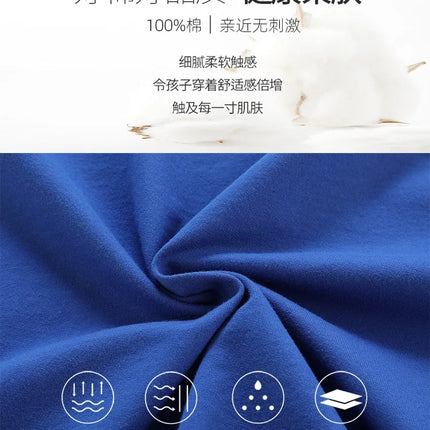 Spring Children's Cotton sweatshirt Boy and Girl Casual Solid Plain Hoodies Tops 3-10 Years Kids Long Sleeve T-shirt Cltohes