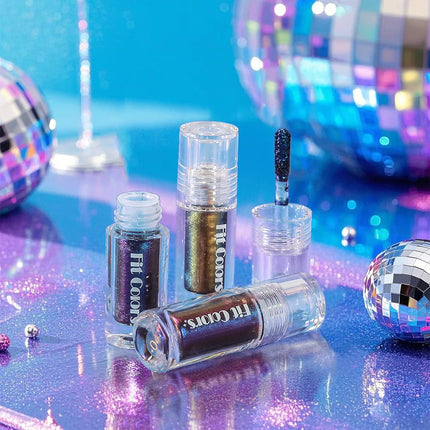 Glossy Metallic Eyeshadow Lipstick Set Liquid Glitter Pigment Optical Chameleon Face Beauty Makeup Cosmetic