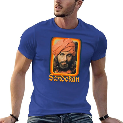 Sandokan TV Shows T-Shirt Blouse Tops Short Sleeve Tee Plus Size Tops Anime Shirts Men