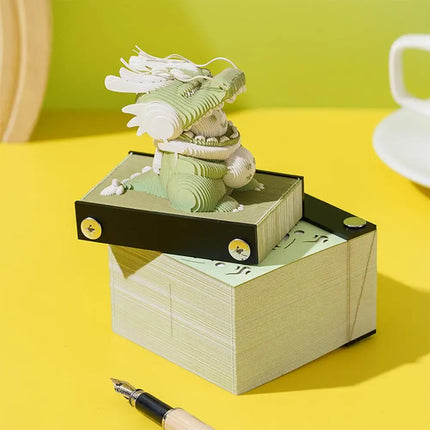3D Notepad Cute Bunny 3D Memo Pad Animal Sticky Note Art Notes Block Office Accessories Birthday Gifts For Kids Friends