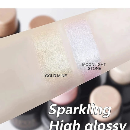 2 Colors Highlight For Face Cosmetic Face Brighten Highlighter Stick Face Contour Bronzer Shimmer Illuminator Stick Makeup Tools