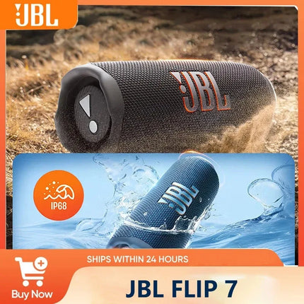 JBL Flip 7 Portable Bluetooth Speaker Dustproof Wireless IP67 Waterproof Stereo Deep Bass PartyBoost Flip7 Long Playtime Outdoor