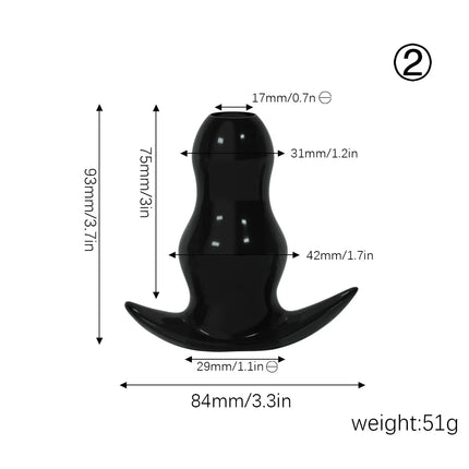 5 Sizes Hollow Anal Plug/Dilator/Dildo Soft Speculum Prostate Massager Butt Plug Set Intimate/Enema Sex Toys For Women Men Gay