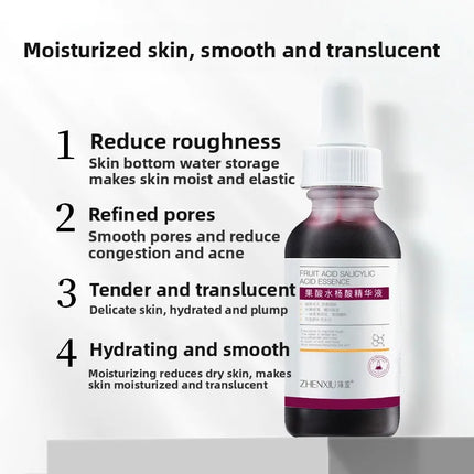 Salicylic Acid Skin Toning Serum - Smooths texture and eliminates breakouts