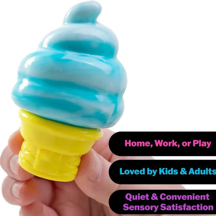 2026Trending Nee Doh Jellyfish & Cube Squish Toy Soft Jelly Squeeze Stress Relief Fidget Toy Sensory NeeDoh for Kids & Adults