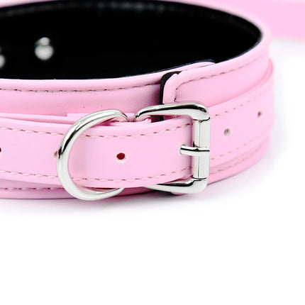 Puppy play fetish Bondage Restraint Neck Collars With Leash,  Erotic Neck Collar Sex Toys For Bondage Adult Games For Couples