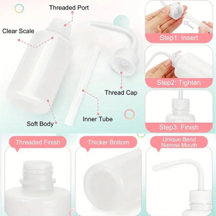 40Pcs/Set Grafting Eyelash Cleaning Set 60ML Empty Foam Pump Bottle Eyelash Makeup Bottle Shampoo Soap Dispenser Skin Care Tool