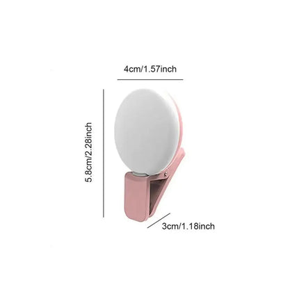Portable LED Lamp Phone Live Video Beauty Light Universal Mobile Phone Selfie Fill Light USB Charge Photography Clip Fill Light