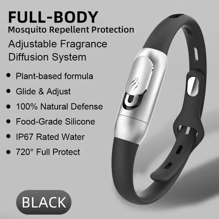 Outdoor Mini Mosquito Repellent Bracelets Sports Band Food Grade Silicone Wristband Mosquito-Free Band for Home Camping