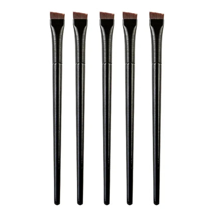 New 2 pieces/set eyebrow contour brush eyebrow eyeliner brush portable small angle eyebrow brush female makeup tool