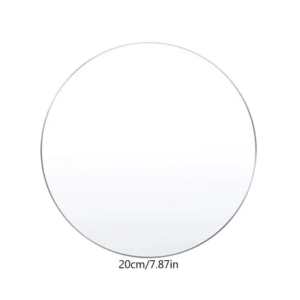 4/6/8/10Inch Round Acrylic Cake Discs Topper Reusable Acrylic Cake Boards Disk Base for Cakes Trimming Decorating Supplies