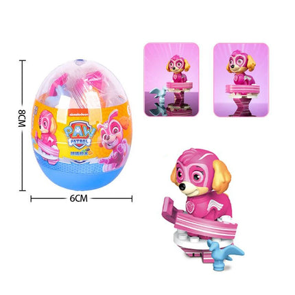 Paw Patrol Anime Figure Mashall Chase Skye Cartoon Model Car Block Castle Compatible Brick Figure Children Christmas Toys Gifts