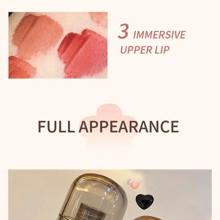 HERORANGEHR564 Enveloping Ice Night Mirror Lip Glaze Moisturizing and Moisturizing Lip Film Forming Quickly