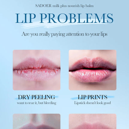 Ceramide Milk MoisturizingLip Balm Moisturizing Anti Cracking lipstick Deep Nourishing  Hydrating Lips Skin Care