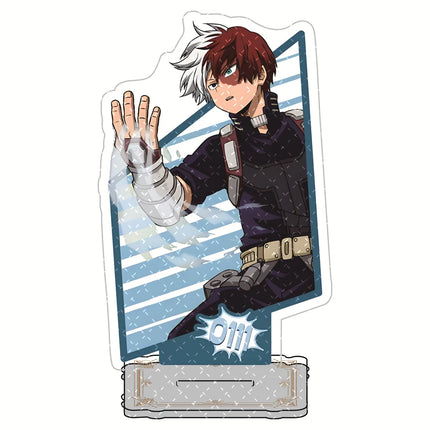 My Hero Academia Action Pose Version 10cm Acrylic Stand Figures keychain Anime Collectible Merchandise Decoration Fan Gift