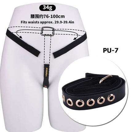 ANOSX Male Chastity Belt PU Leather Strap For Penis Cage Belts Chastity Cage Accessory Harness Underwear Sex Toys For Men