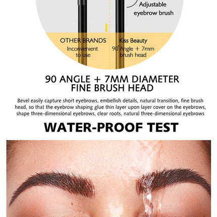 Eyebrow shaping gel Eyebrow shaping cream with brush Wild eyebrow strong shaping