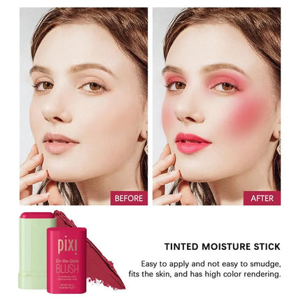 pixiBlush Cosmetic Blush Makeup Products Make Up Blusher Cosmetics Pink Blush in Bar Korean Palette Long lasting Matte Stick