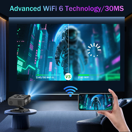 2025 M05 Android 12.0 Projector 4k 64G AutoFocus  Projector Wifi6 BT5.3 LED Projector 8K Decode Home Theater Beamer Proyector