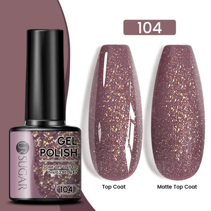 UR SUGAR 7.5ml Dark Wine Red Nail Gel Polish Autumn Gel Paint Nail Art Semi Permanent Nail Art Manicure Soak Off LED UV Nail Gel
