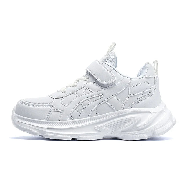 Children Sports Shoes Classic White Casual Running Shoes Spring Autumn New Breathable Mesh Thick Soled Non Slip Kids Sneakers