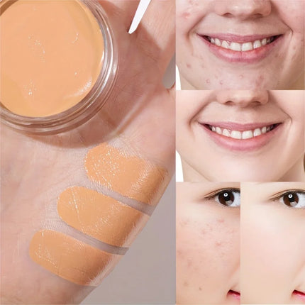 Full coverage foundation - matte finish, creamy texture, strong coverage, moisturizing, oil control, pore minimizing, non-greasy