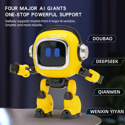 DeepSeek Smart AI Voice RC Robot Voice Controlled Interactive Life Assistant Remote Control Educational Toy For Boys Kids Play