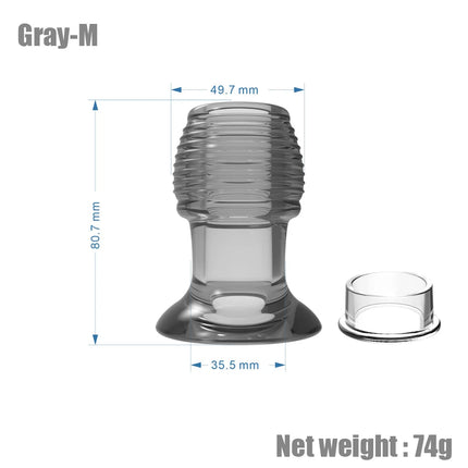 Hollow Speculum Peeking Anal Plug Butt Plug Expander Dildo Tunnel Anus Dilator Prostate Massager Adults Sex Toys for Woman Men