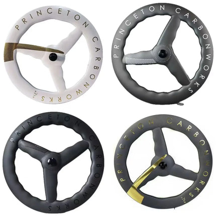 T1000 700C Road Bicycle 3 Spoke Carbon Wheels TT bike Wheelst Clincher /Tubeless Tri spoke wheel