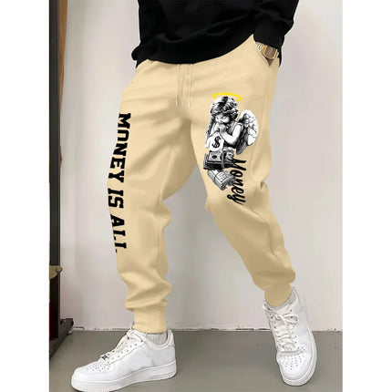 Fashionable And Distinctive Men'S Casual Pants For Everyday Wear，Casual Drawstring Waist Pants，Men'S Versatile Clothing