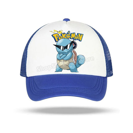 Pokemons Baseball Cap Pikachu Charizard Gengar cartoon Peaked Hat Kid Adult Summer Outdoor Sport Hat Boy Casual Fashion Cap Gift