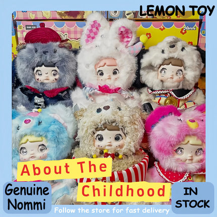 Genuine Nommi About The Childhood Series Blind Box Kawaii Dolls Collection Desktop Ornament Fashion Trend Gift Girl