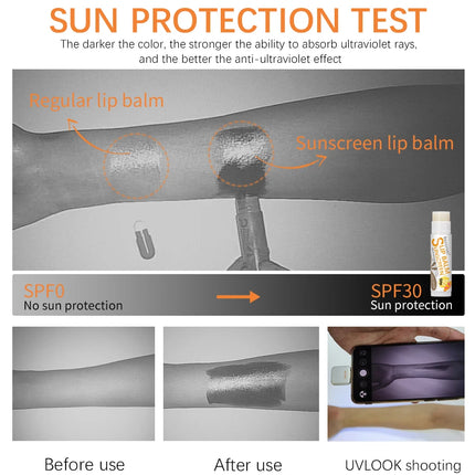 New Sunscreen Lip Balm SPF30 Hydrating Lip Sunblock For Protects Travel Size Sunscreen For Lips Soothes And Moisturizes Lips Sun