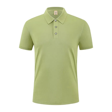 2026 Summer Men's Red Short-Sleeved Polo Shirts, Fashion Casual Pullover, 21 Colors Available T-Shirt