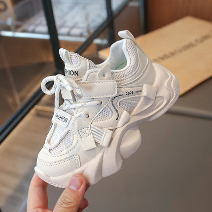 PU Leather Children's Sport Shoes Lightweight Breathable Kid's Sneakers Trend Fashion Boy's Girl's Running Shoes Children Shoes