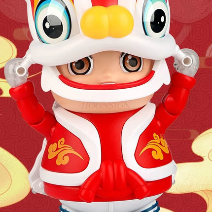 Dance, lion dance, little boy, electric lighting, music robot, male and female children, baby cartoon toys